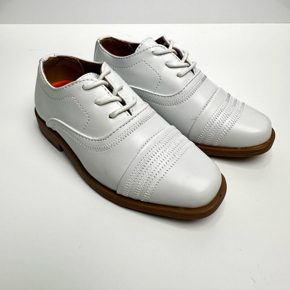 Jordano Boy white Dress shoes